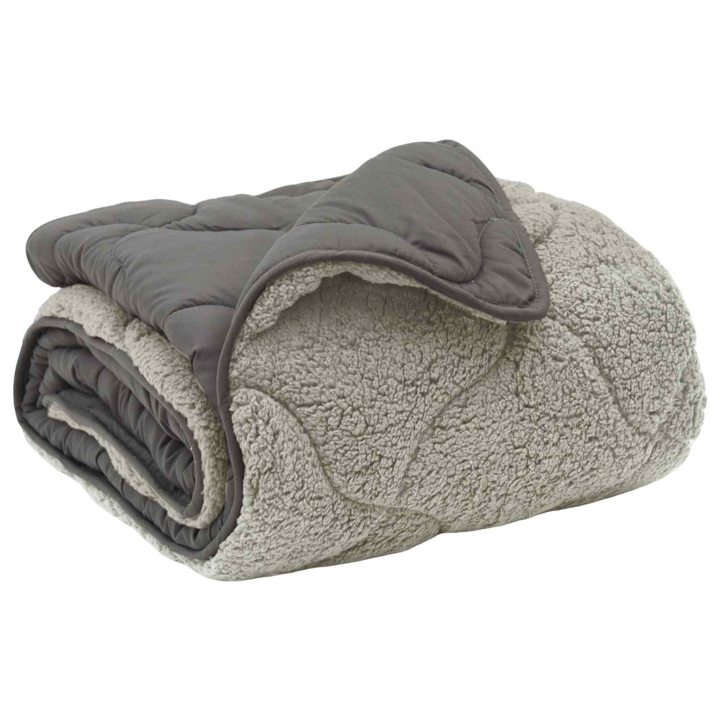 Piumone Completo Annuale Trapuntato Grigio chiaro 200 x 240 cm | homemem39