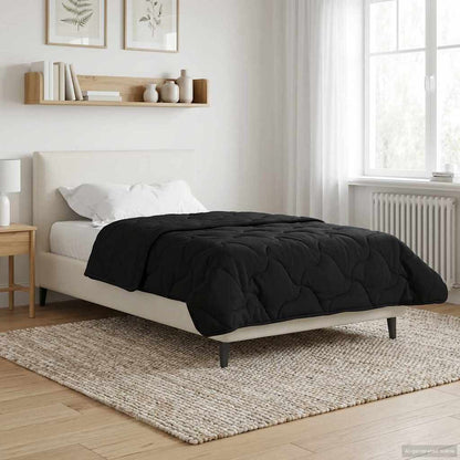 Piumone Completo Annuale Trapuntato Nero 140 x 220 cm | homemem39