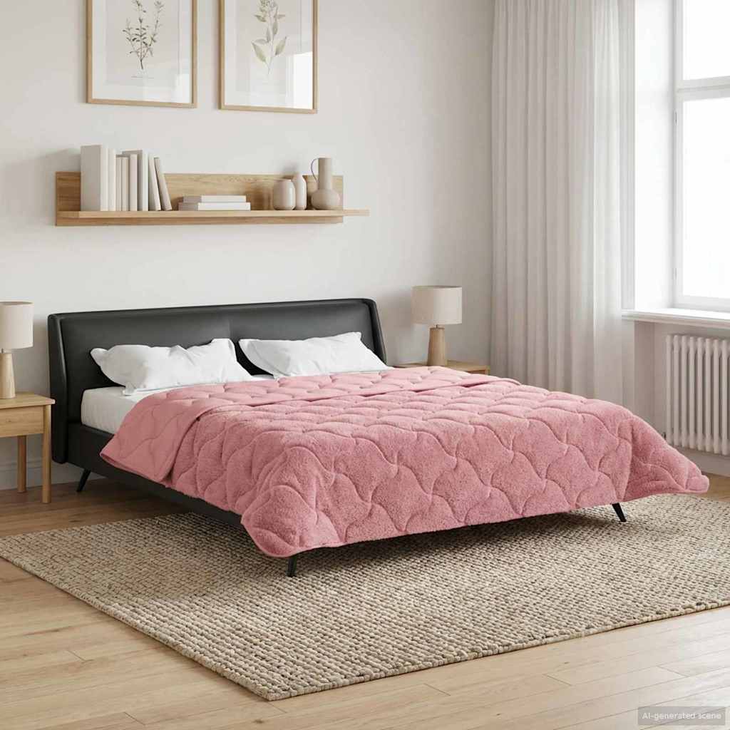 Piumone Completo Annuale Trapuntato Rosa 200 x 220 cm | homemem39