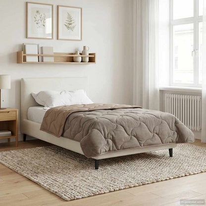 Piumone Completo Annuale Trapuntato Talpa 135 x 220 cm