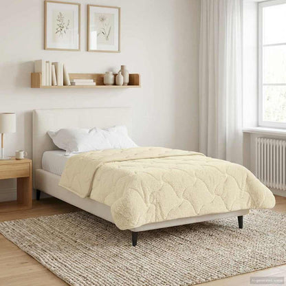 Piumone Completo Annuale Trapuntato Crema 140 x 200 cm | homemem39