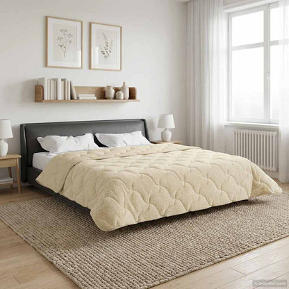 Piumone Completo Annuale Trapuntato Crema 200 x 200 cm | homemem39