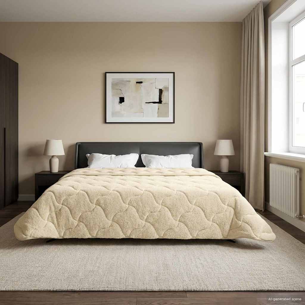 Piumone Completo Annuale Trapuntato Crema 200 x 240 cm | homemem39