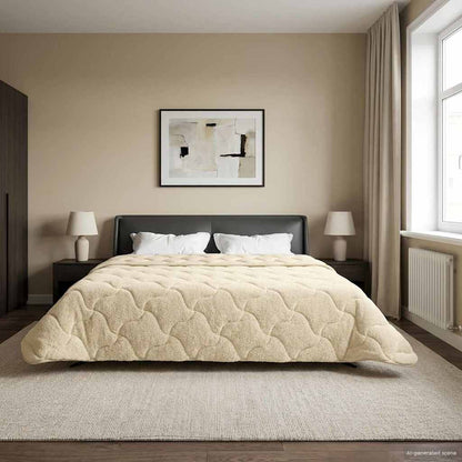 Piumone Completo Annuale Trapuntato Crema 200 x 240 cm | homemem39