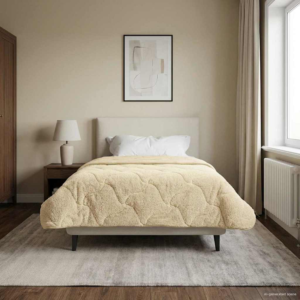 Piumone Completo Annuale Trapuntato Crema 140 x 220 cm | homemem39