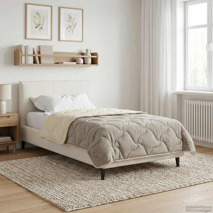 Piumone Completo Annuale Trapuntato Crema 155 x 220 cm | homemem39