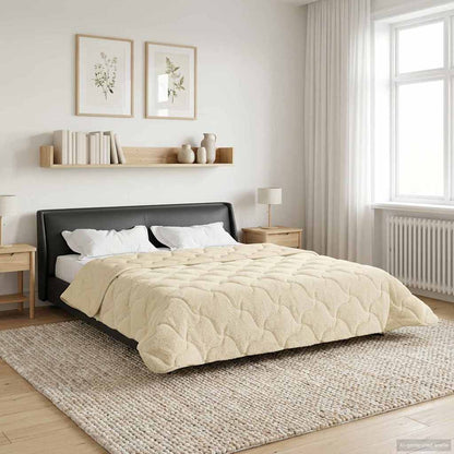 Piumone Completo Annuale Trapuntato Crema 240 x 260 cm | homemem39