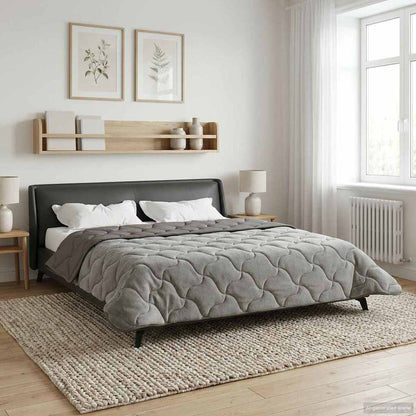 Duvet Invernale Trapuntato Grigio chiaro 200 x 240 cm