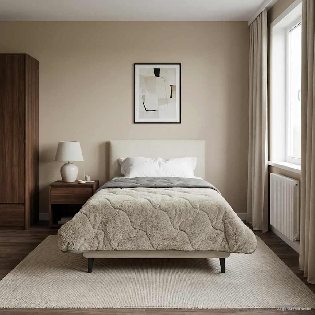 Duvet Invernale Trapuntato Grigio chiaro 155 x 220 cm | homemem39