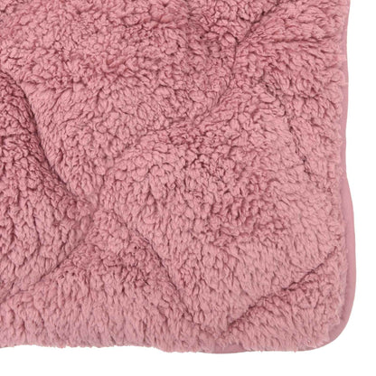 Duvet Invernale Rosa 240 x 260 cm Microfibra e Fleece Teddy | homemem39