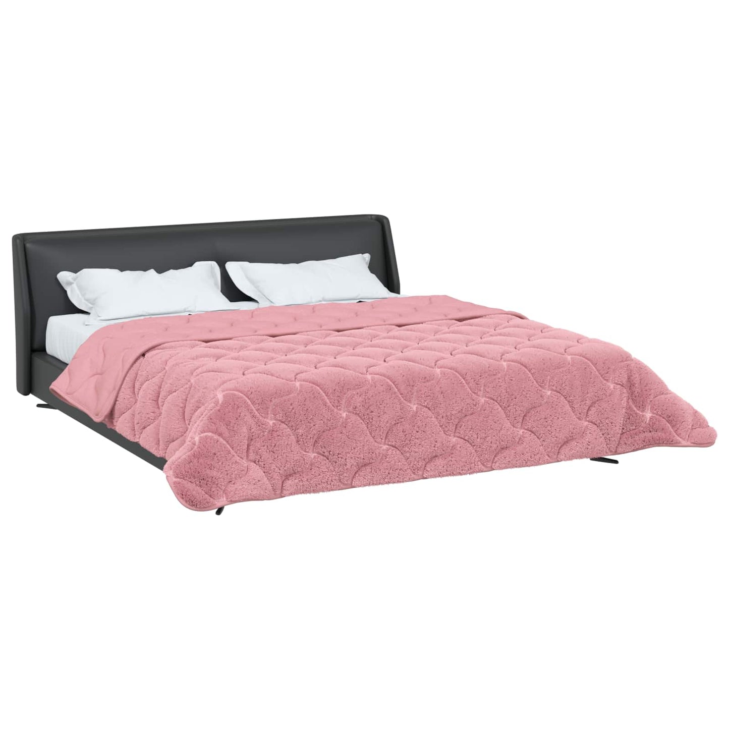 Duvet Invernale Rosa 240 x 260 cm Microfibra e Fleece Teddy | homemem39
