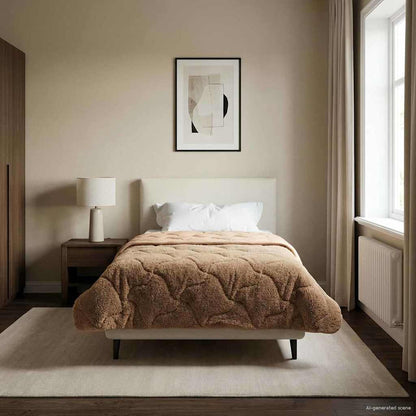 Duvet Invernale Talpa 135 x 200 cm Microfibra e Fleece Teddy | homemem39