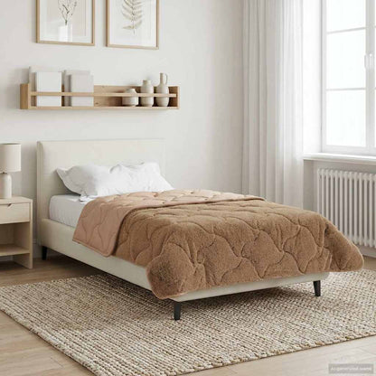Duvet Invernale Talpa 155 x 200 cm Microfibra e Fleece Teddy | homemem39