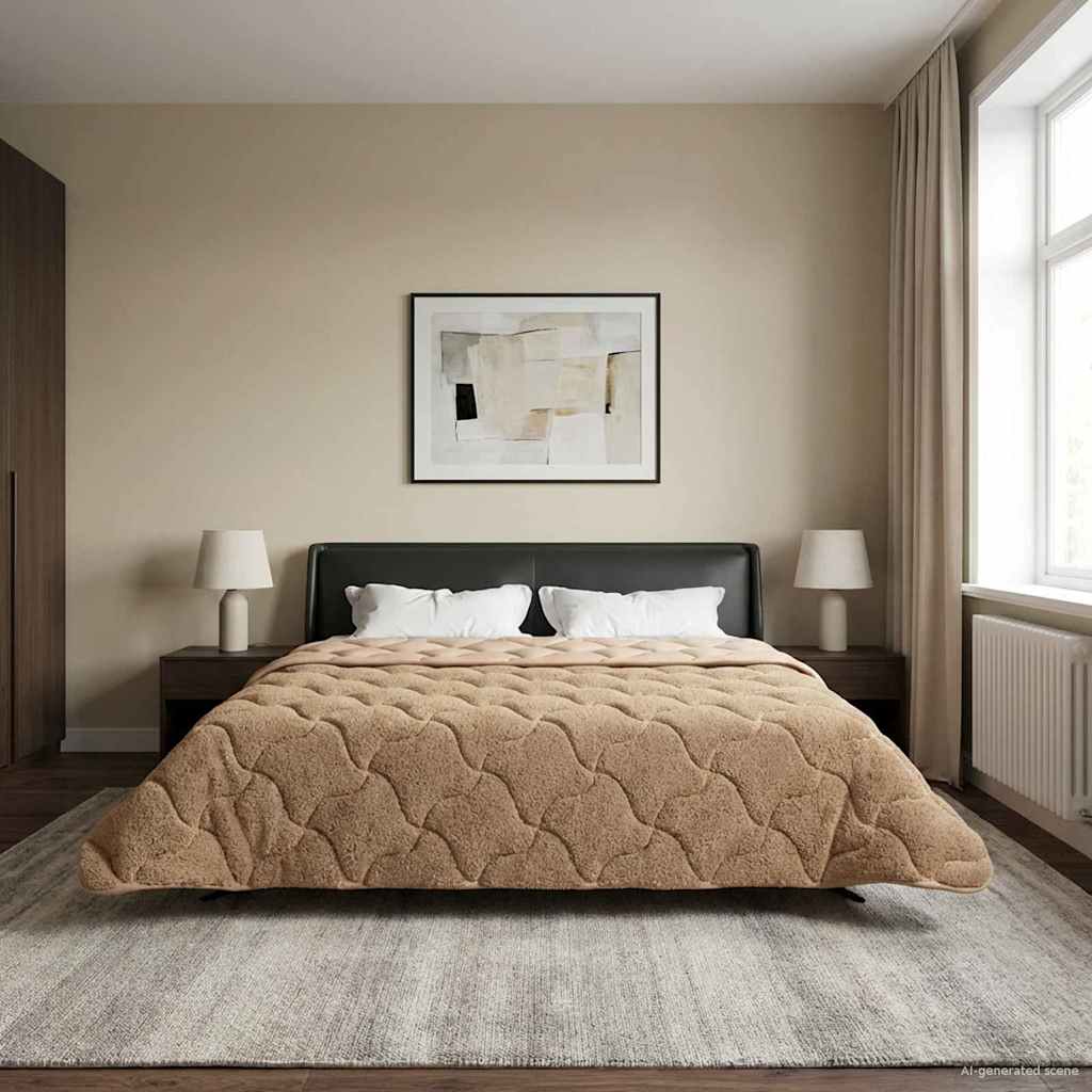 Duvet Invernale Talpa 200 x 240 cm Microfibra e Fleece Teddy | homemem39