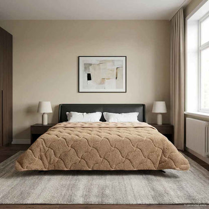 Duvet Invernale Talpa 200 x 240 cm Microfibra e Fleece Teddy | homemem39