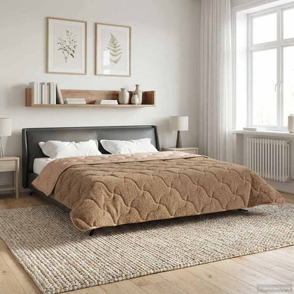 Duvet Invernale Talpa 220 x 240 cm Microfibra e Fleece Teddy | homemem39