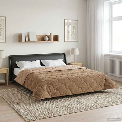 Duvet Invernale Talpa 220 x 260 cm Microfibra e Fleece Teddy | homemem39