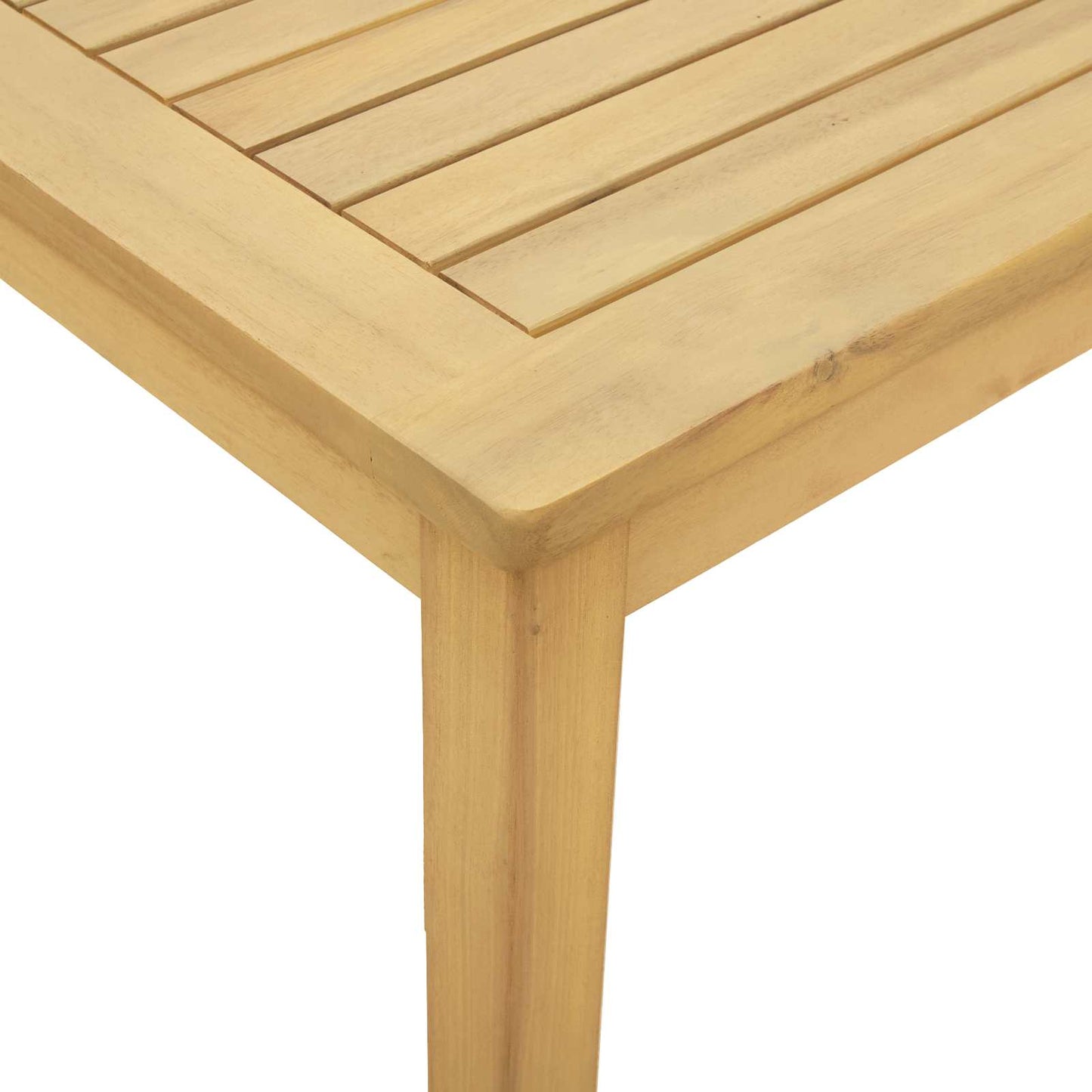 Tavolino da salotto Acacia chiaro 45 x 45 x 36 cm