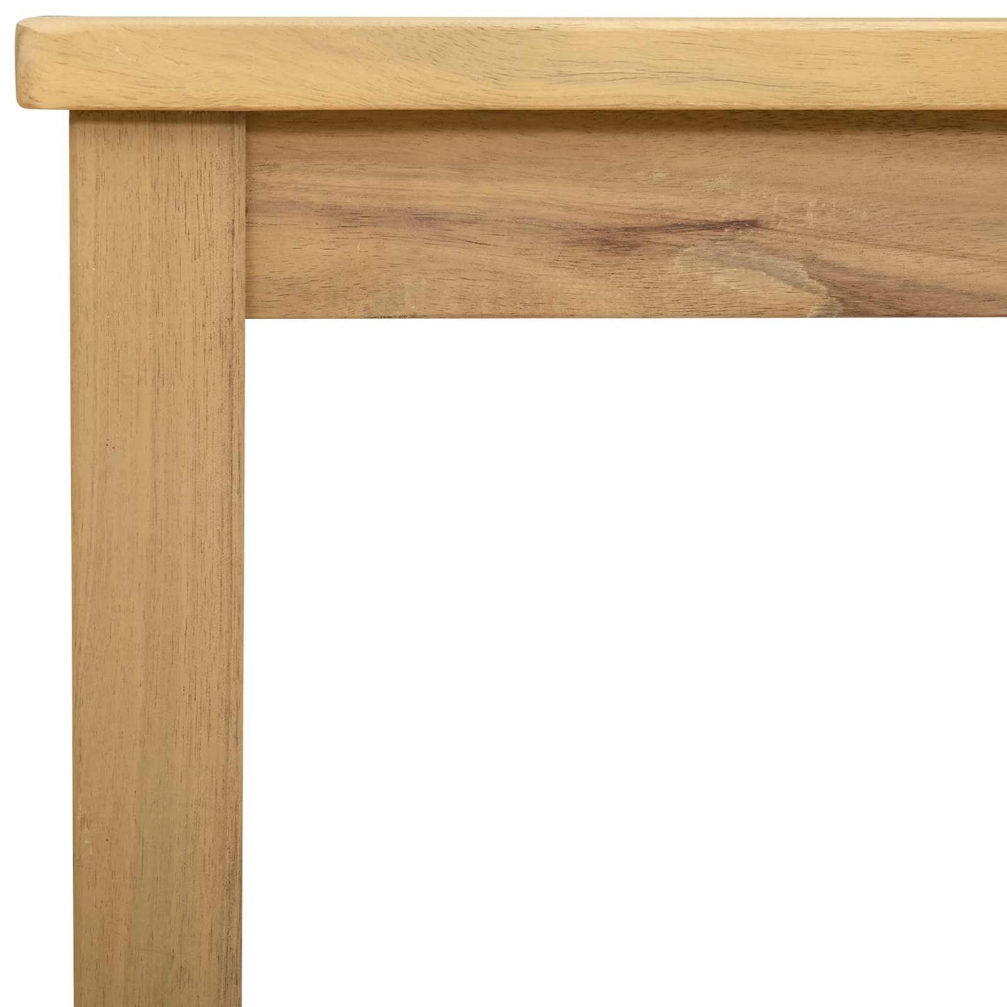 Tavolino da salotto Acacia chiaro 85 x 85 x 45 cm