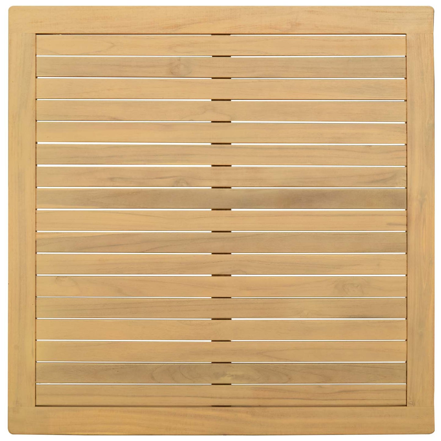 Tavolino da salotto Acacia chiaro 85 x 85 x 45 cm