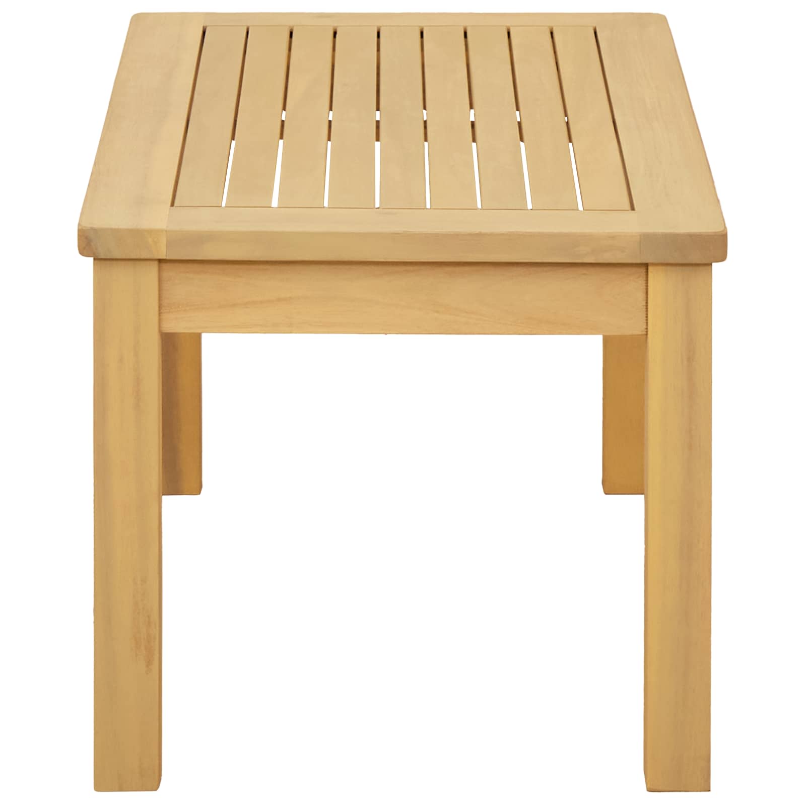 Tavolino da salotto Acacia chiaro 70 x 40 x 36 cm | homemem39