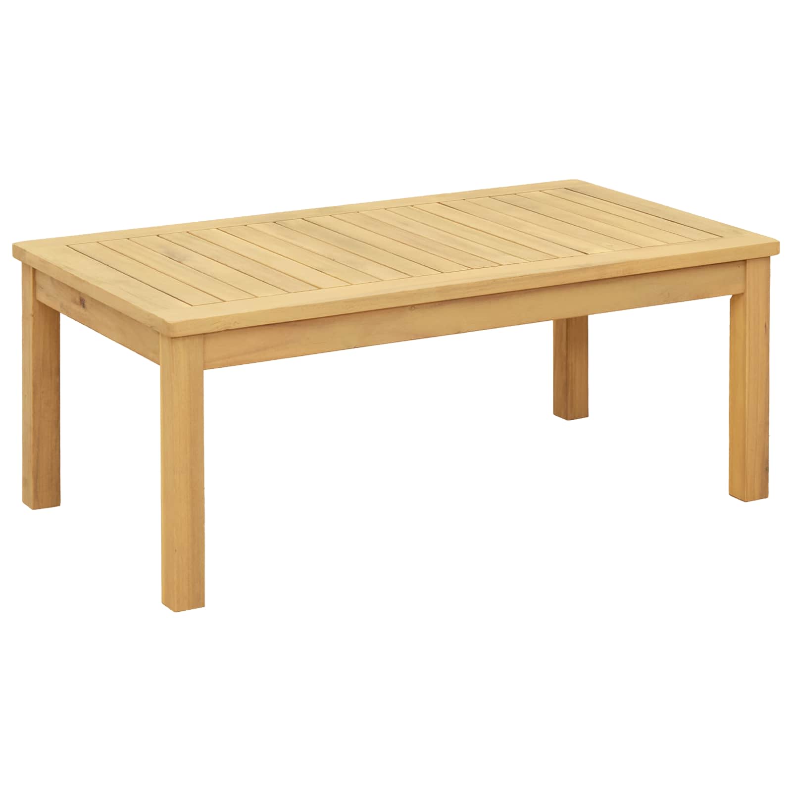 Tavolino da salotto Acacia chiaro 90 x 50 x 36 cm | homemem39