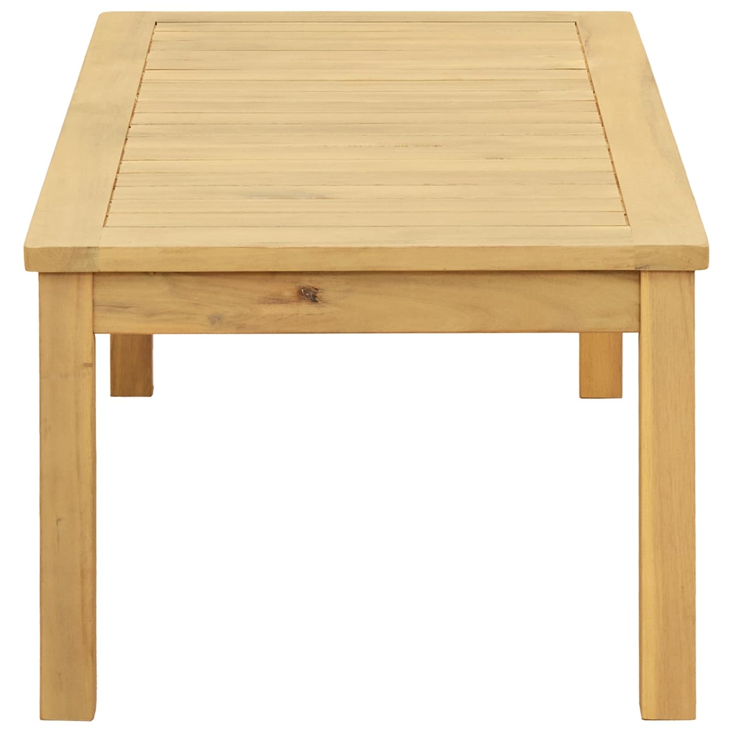 Tavolino da salotto Acacia chiaro 90 x 50 x 36 cm | homemem39