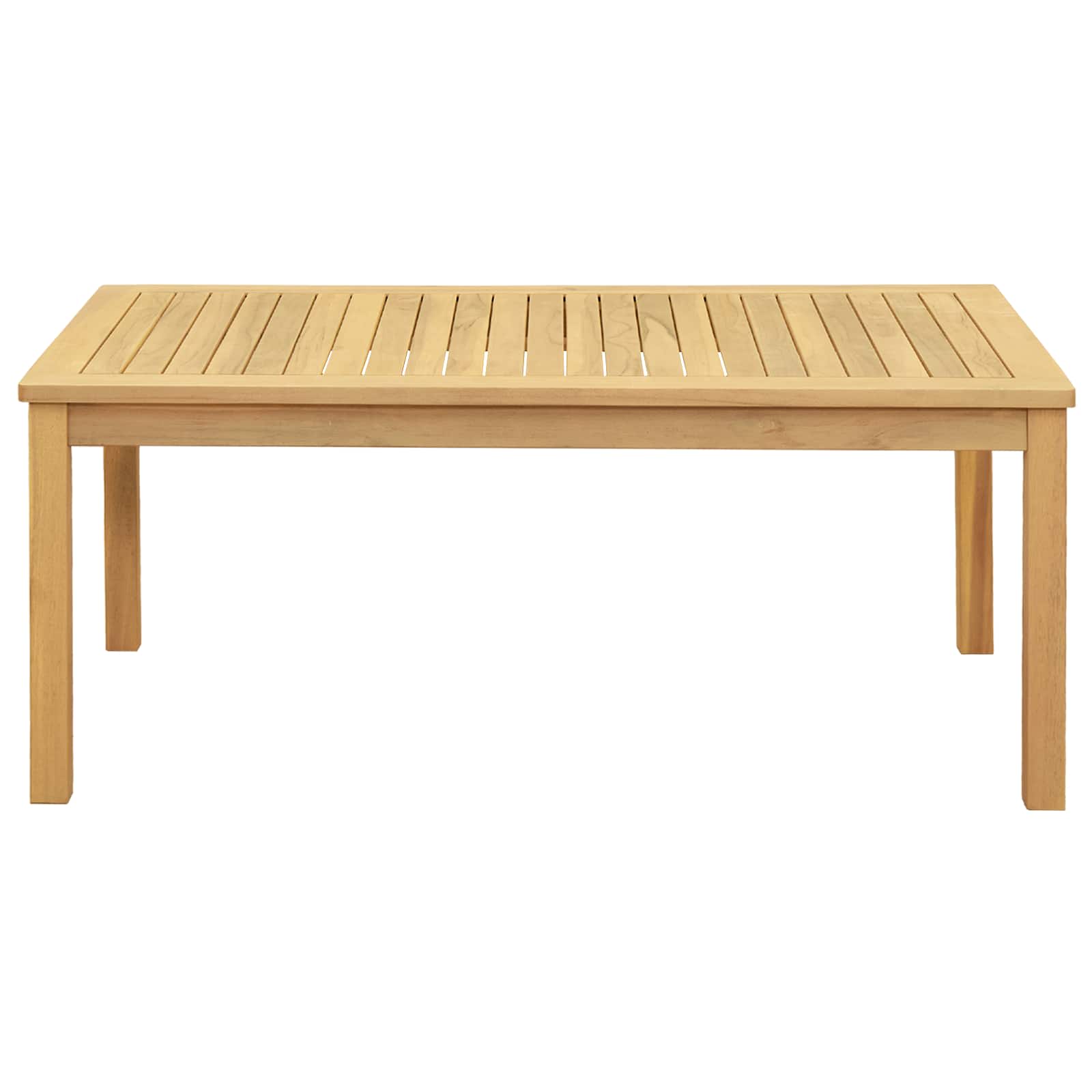 Tavolino da salotto Acacia chiaro 110 x 60 x 45 cm | homemem39