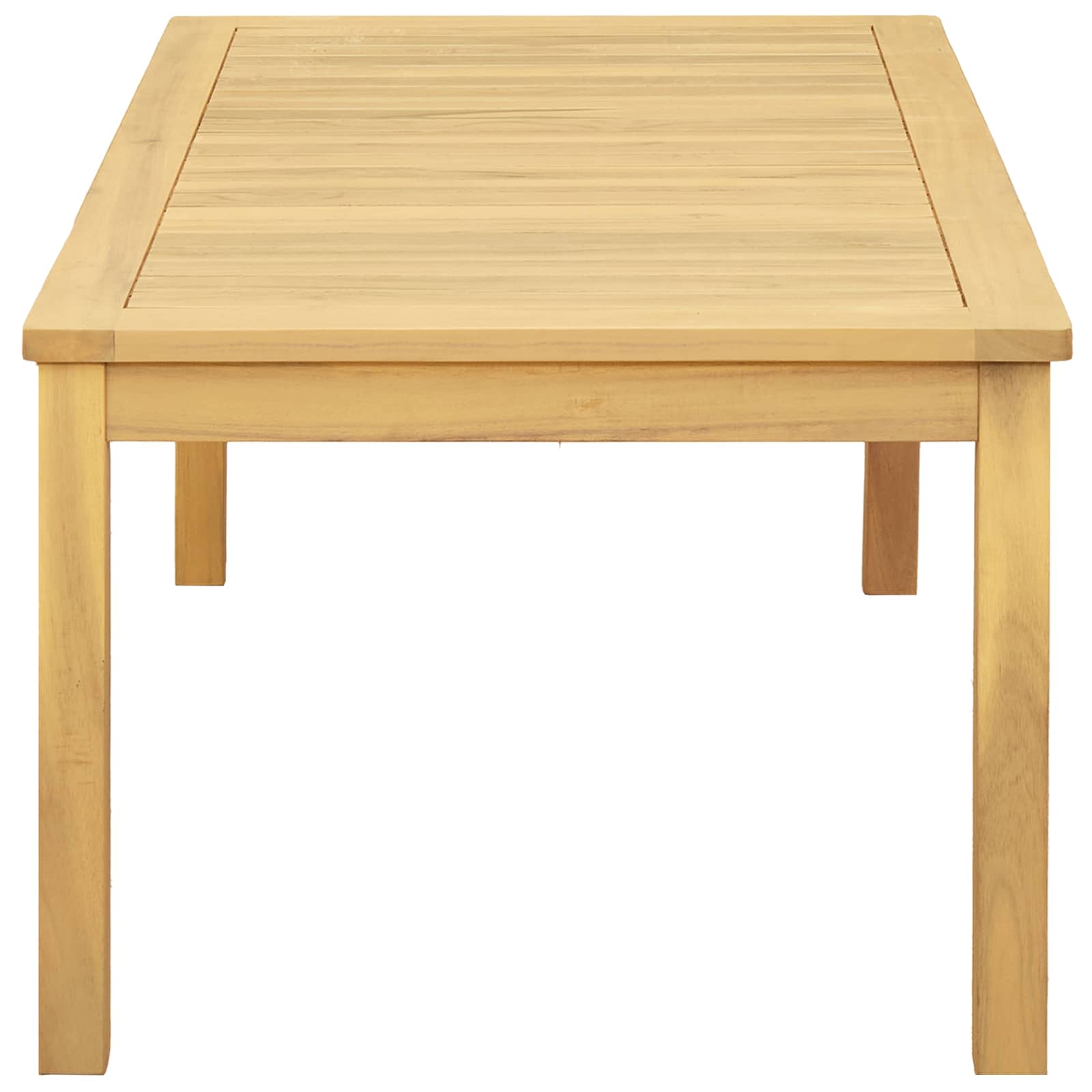 Tavolino da salotto Acacia chiaro 110 x 60 x 45 cm | homemem39