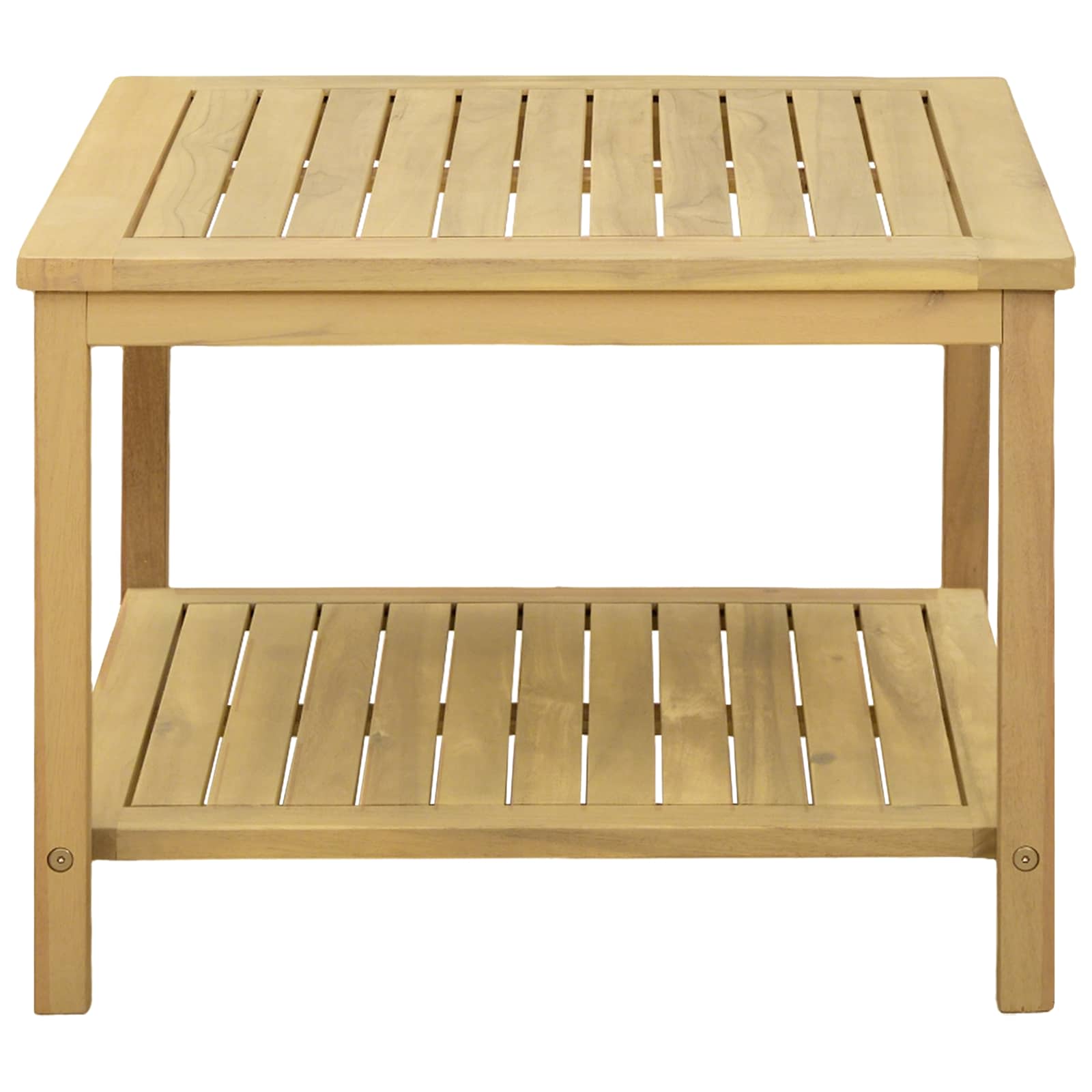 Tavolo laterale Olio Naturale 60 x 60 x 45 cm | homemem39