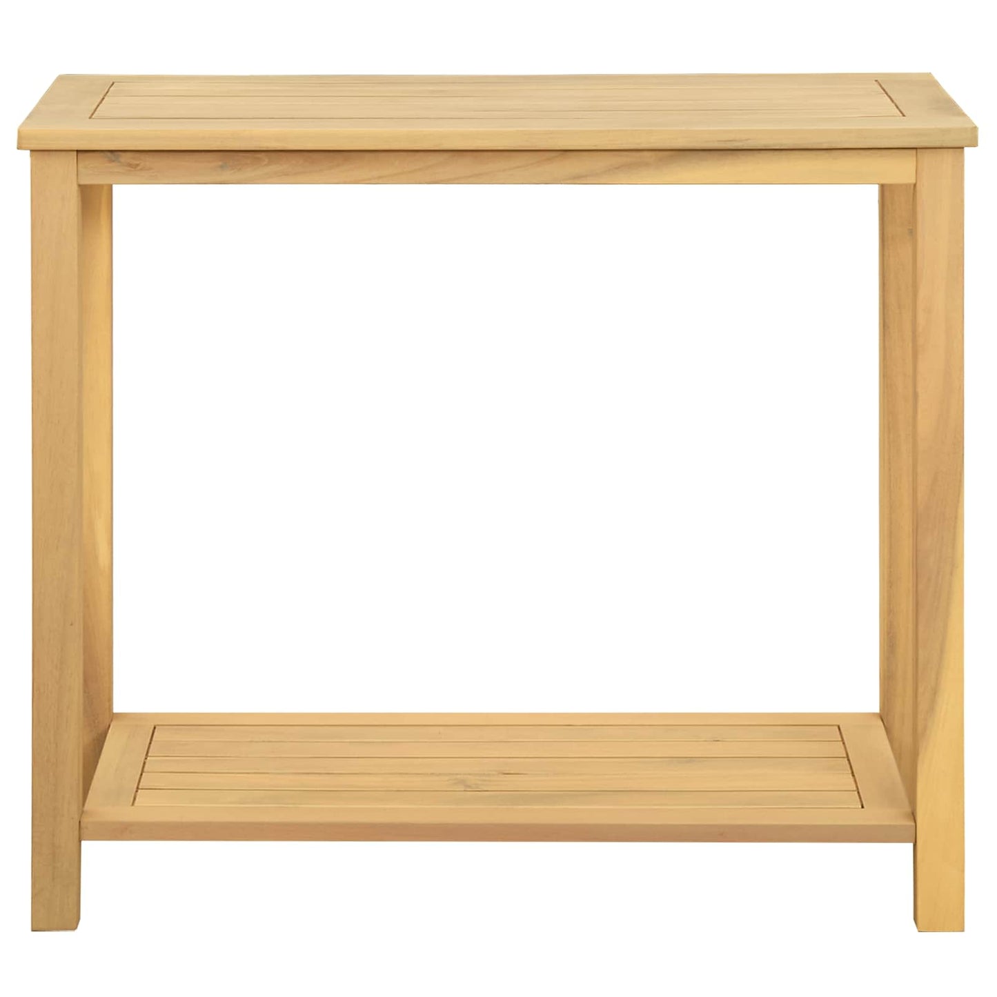 Tavolo consolle da giardino Acacia chiaro 80 x 35 x 75 cm | homemem39