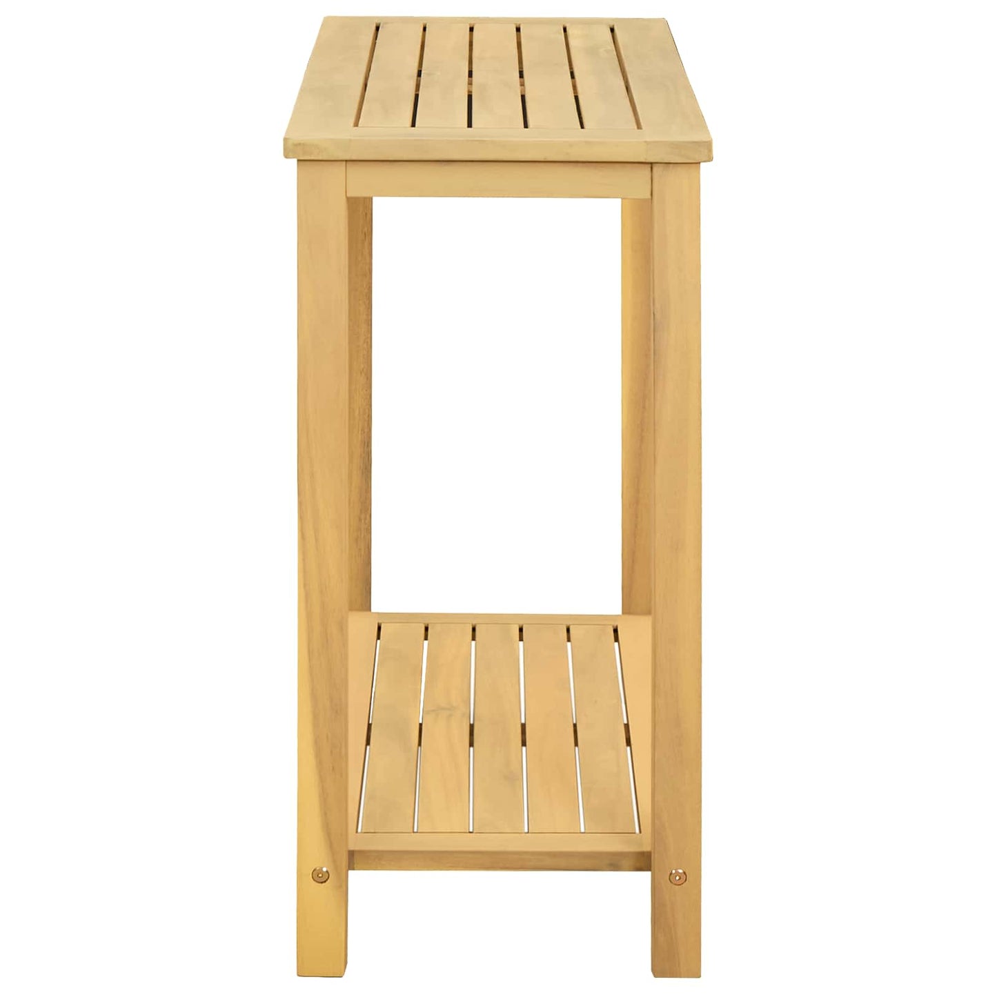 Tavolo consolle da giardino Acacia chiaro 80 x 35 x 75 cm | homemem39