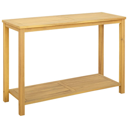 Tavolo consolle da giardino Acacia chiaro 110 x 40 x 75 cm | homemem39