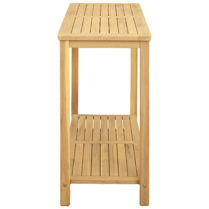 Tavolo consolle da giardino Acacia chiaro 110 x 40 x 75 cm | homemem39