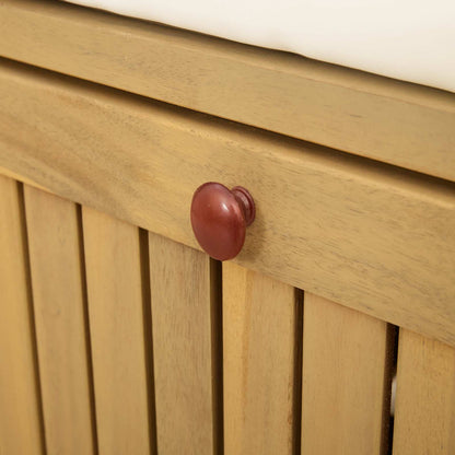 Panchina con contenitore con cuscino con porta 148 x 63 x 84 cm | homemem39
