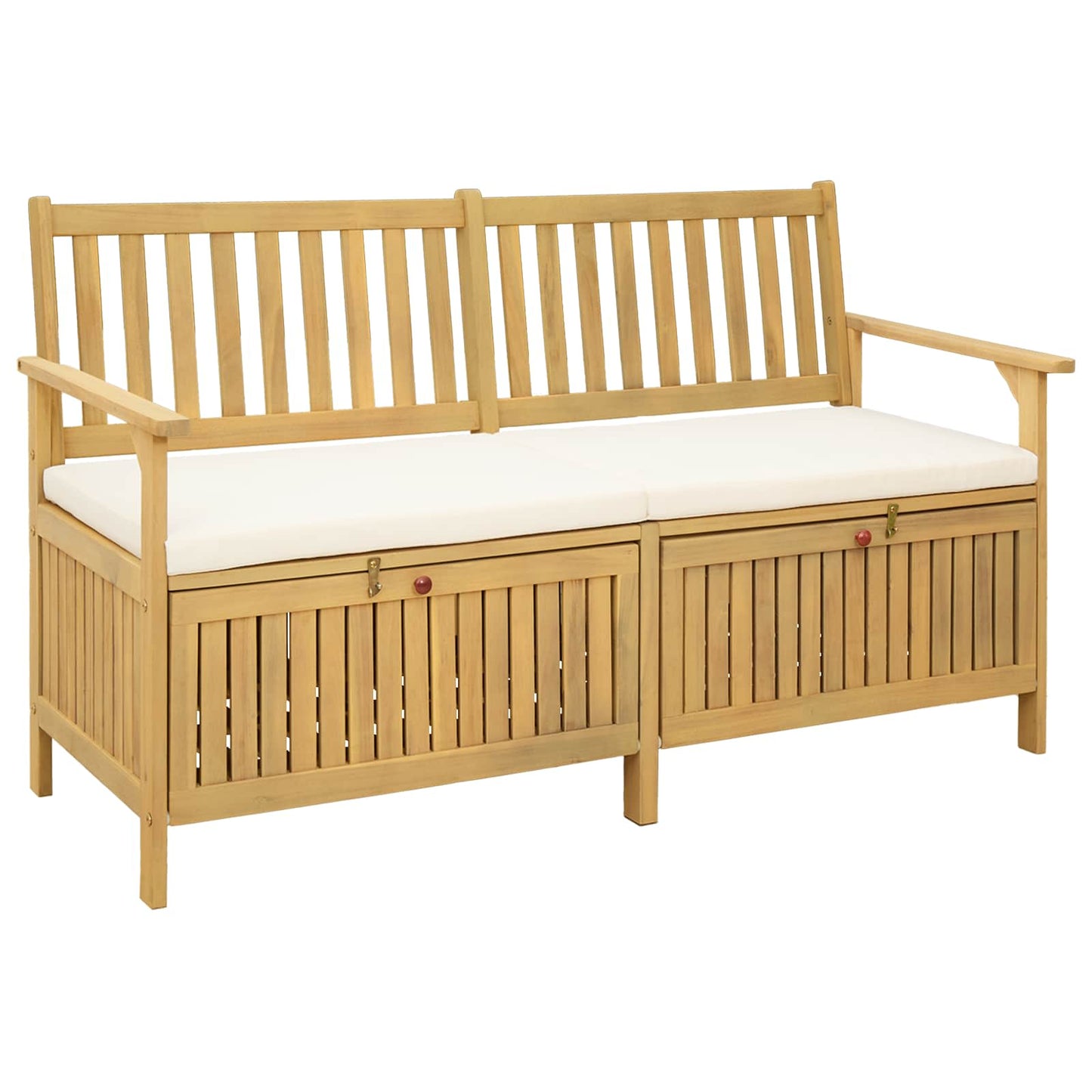 Panchina con contenitore con cuscino con porta 148 x 63 x 84 cm | homemem39