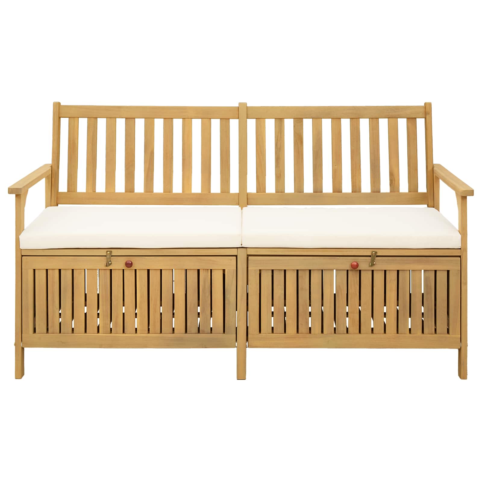 Panchina con contenitore con cuscino con porta 148 x 63 x 84 cm | homemem39