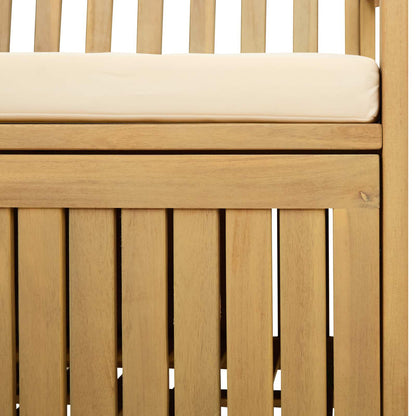 Panchina con contenitore con cuscino con porta 170 x 63 x 84 cm | homemem39
