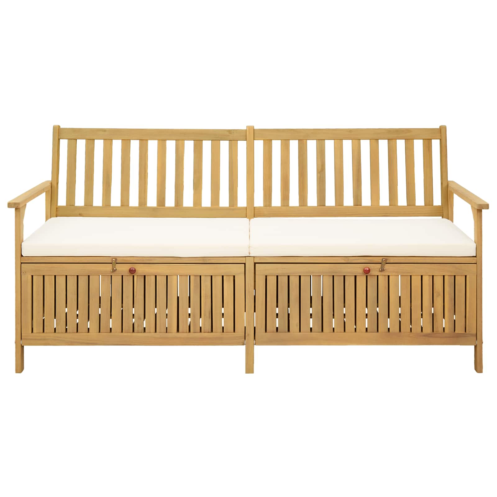 Panchina con contenitore con cuscino con porta 170 x 63 x 84 cm | homemem39