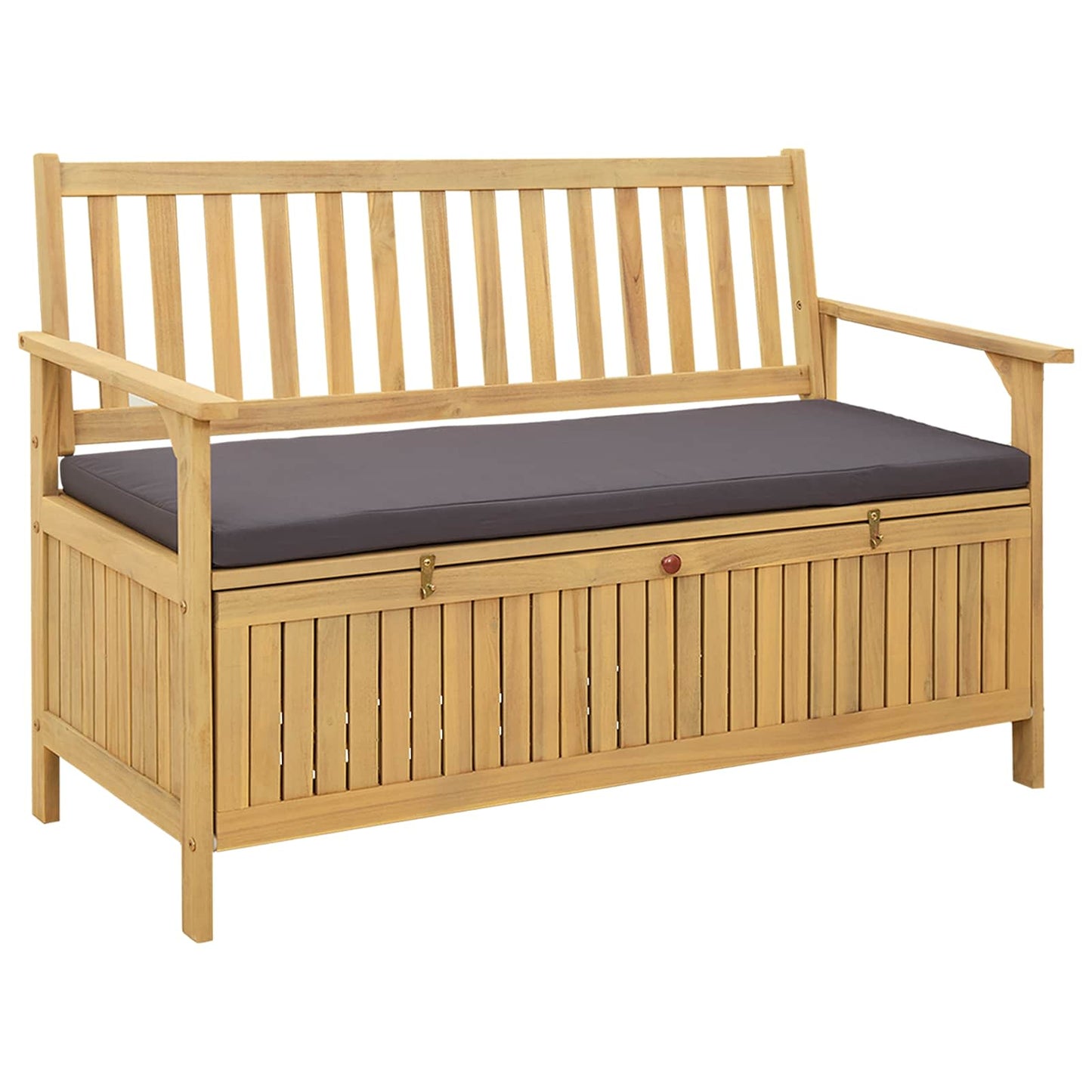 Panchina con contenitore con cuscino con porta 120 x 63 x 84 cm | homemem39