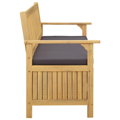 Panchina con contenitore con cuscino con porta 120 x 63 x 84 cm | homemem39