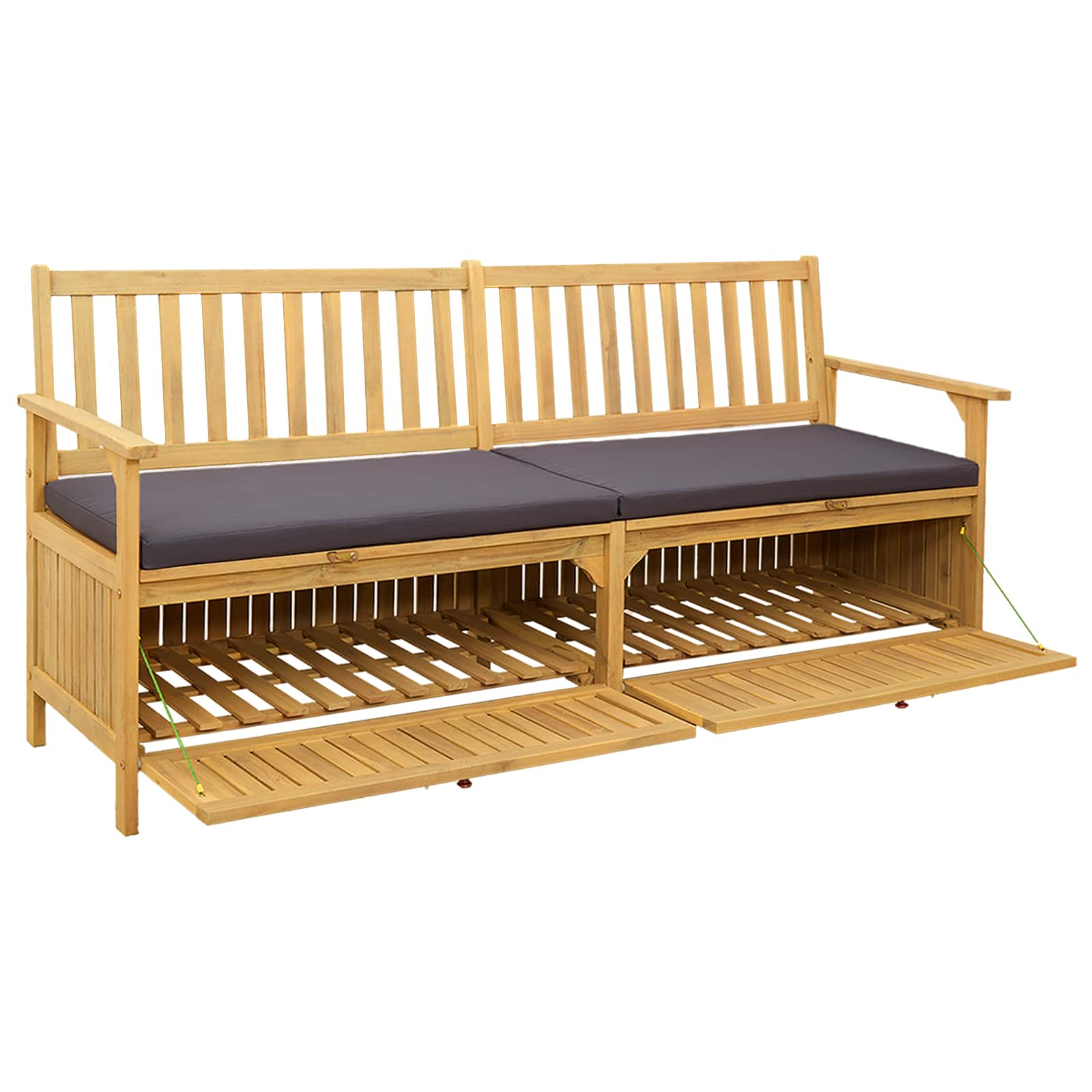 Panchina con contenitore con cuscino con porta 170 x 63 x 84 cm | homemem39