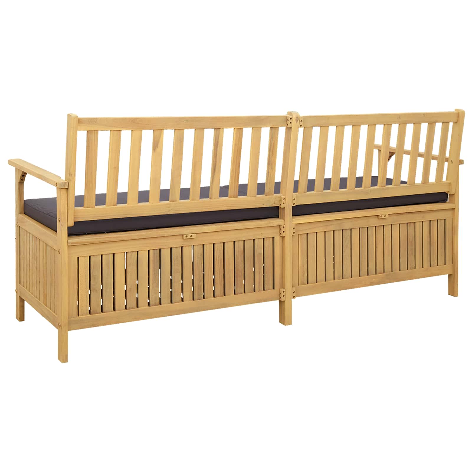 Panchina con contenitore con cuscino con porta 170 x 63 x 84 cm | homemem39