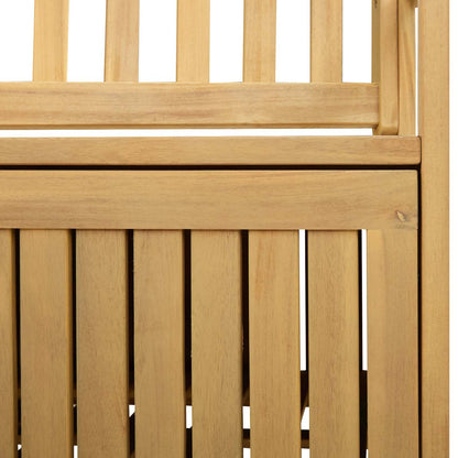 Panchina con contenitore 120 x 63 x 84 cm Acacia Solido | homemem39