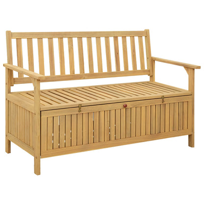 Panchina con contenitore 120 x 63 x 84 cm Acacia Solido | homemem39