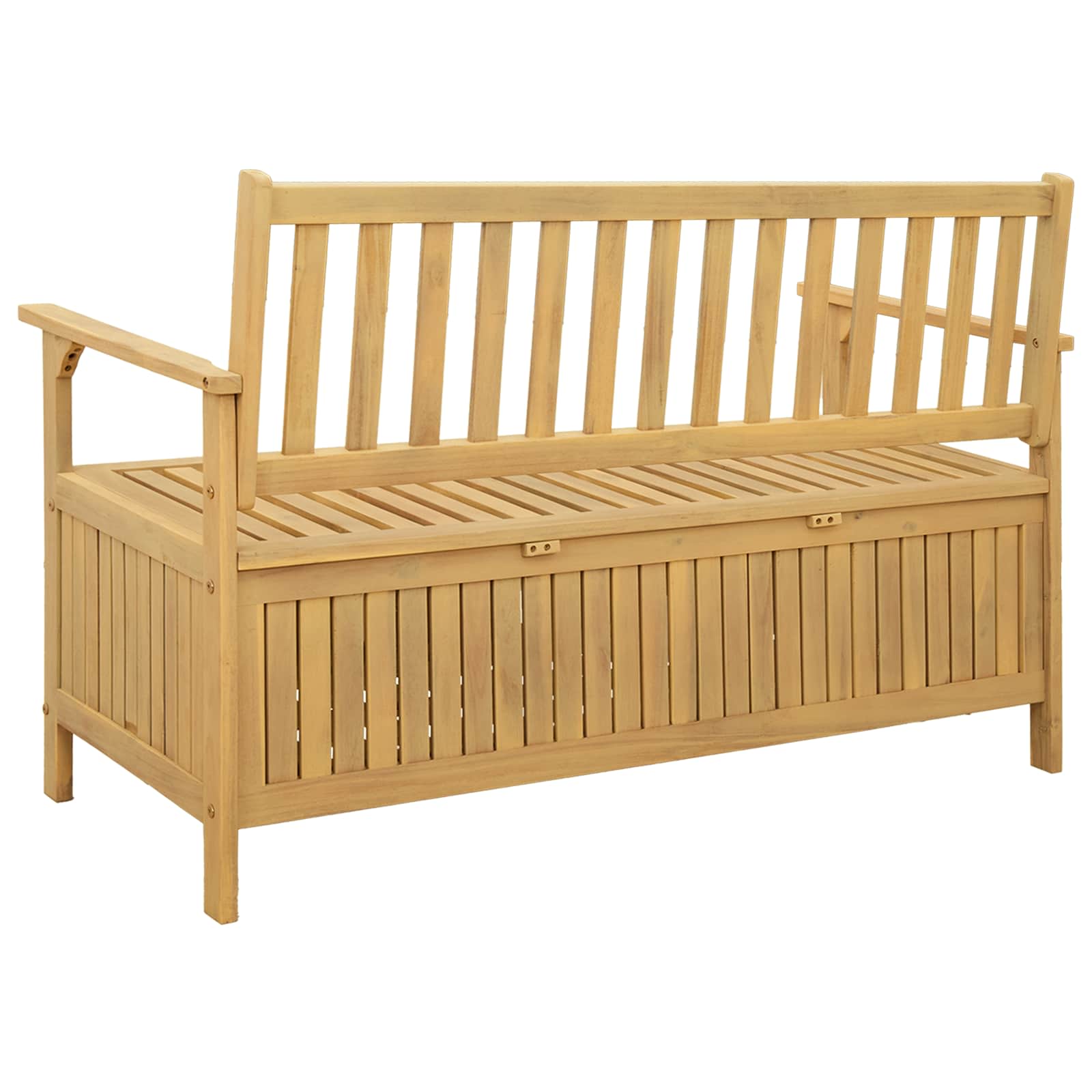 Panchina con contenitore 120 x 63 x 84 cm Acacia Solido | homemem39