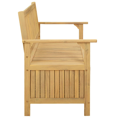Panchina con contenitore 120 x 63 x 84 cm Acacia Solido | homemem39