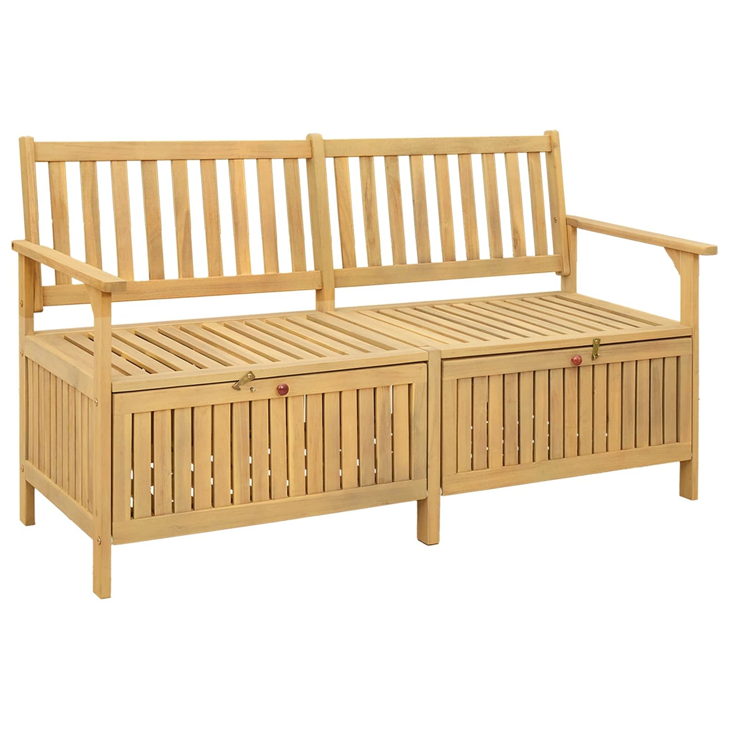 Panchina con contenitore 148 x 63 x 84 cm Acacia Solido | homemem39
