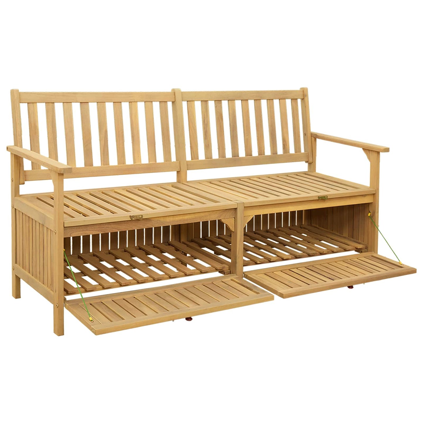 Panchina con contenitore 148 x 63 x 84 cm Acacia Solido