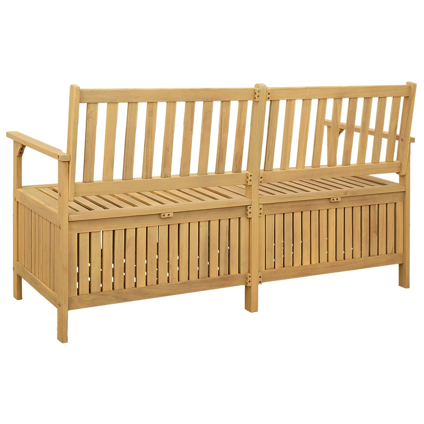 Panchina con contenitore 148 x 63 x 84 cm Acacia Solido | homemem39